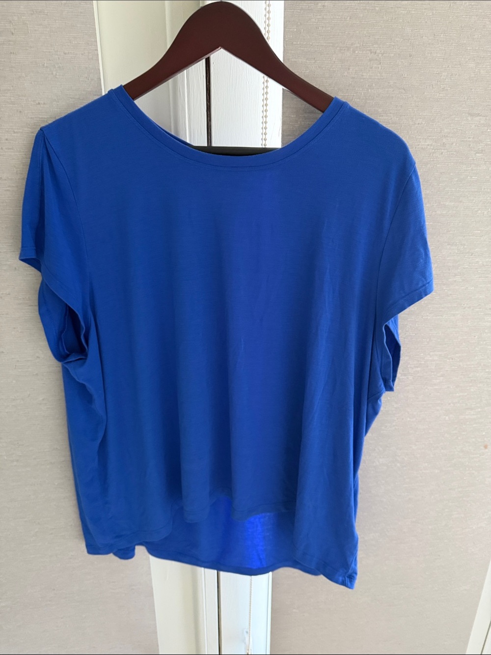 Athleta With Ease Tee in Cobalt Blue
